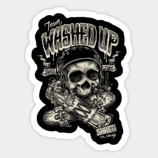 Team Washed Up - Skate Life Sticker